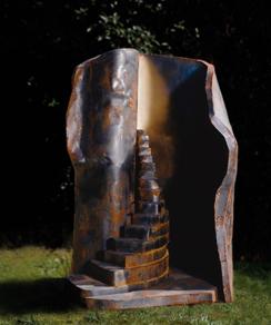 Maria Cristina Carlini, Verso l'infinito, 2010, acciaio corten