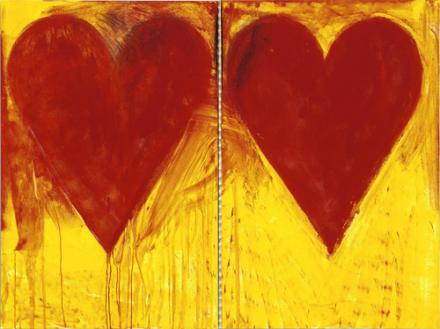 Jim Dine , Blue Sun, 2008, acrilico su tela, cm150x202