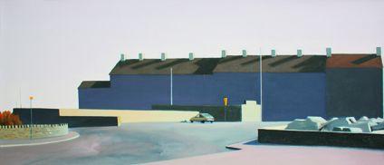 Alex Lowery, Westbay 176, 2004, olio su tela, cm 60x142