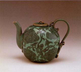 Teiera in ceramica Celadon di Koryo