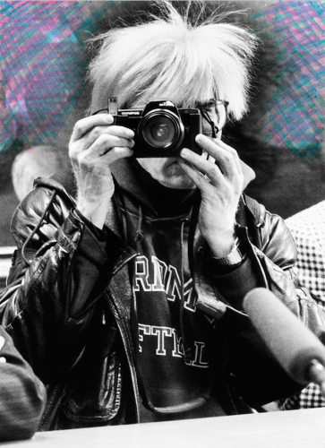 Maria Mulas, Ritratto di Andy Warhol, 1987