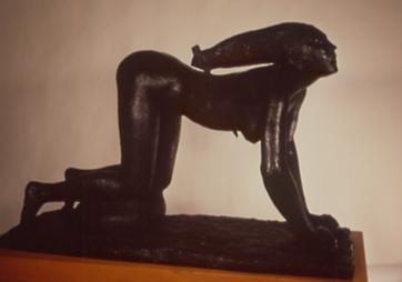Alberto Martini, La Lupa, 1930-31, bronzo, cm 86x135x60