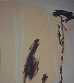 Vasco Bendini, Ipotesi d'attesa, 1990, tempera acrilica su tela, cm 212x186