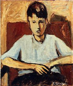 Lalla Romano, Piero adolescente, 1947c., olio su tela 