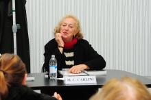 Conferenza stampa Triennale di Milano, 16 dic 2014, Maria Cristina Carlini  - Irma Bianchi Comunicazione