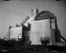 Giochi d’acqua temporanei installati presso la ricevitrice nord Aem, Milano. Antonio Paoletti, 13 settembre 1938, Irma Bianchi Comunicazione