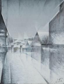 Case sotto la neve, 1914, Esodo Pratelli - Irma Bianchi Comunicazione