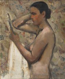 Figura (Donna allo specchio), 1928, Esodo Pratelli - Irma Bianchi Comunicazione