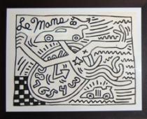 Keith Haring , Le Mans, 1984, inchiostro sumi su carta, cm92x122