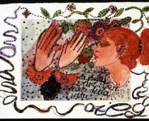 Clemen Parrocchetti, Euridice rivuole i fiori dolci e i frutti vivi della vita, 1983
