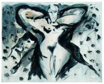 Roberto Mangù, Eve, 2004, olio su tela, 150x187