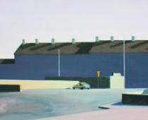 Alex Lowery, Westbay 176, 2004, olio su tela, cm 60x142