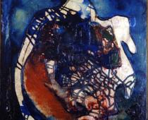 Georges Mathieu, Disintegrazione, 1946, olio su tela cm 70x70