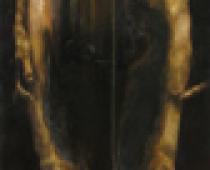 Nicola Samorì, Fill, 2006, olio su rame, cm 180x50