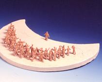 Sandro Soravia, Diverso, terracotta, cm 34x25x25   