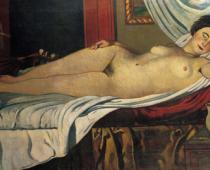 Piero Marussig, Venere addormentata (Nudo), 1924, olio su tela, cm 96x159